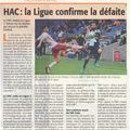 FOOT: solidarité normande avec le HAC vaincu par le chauvinisme CORSE