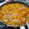 Riz au thon, façon paêlla
