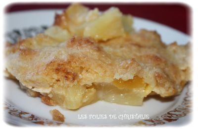 Crumble ananas mangue