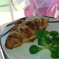 Croissant jambon fromage