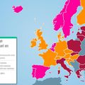 Carte : le mariage homosexuel en Europe