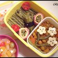 tuto bento "haricots verts"