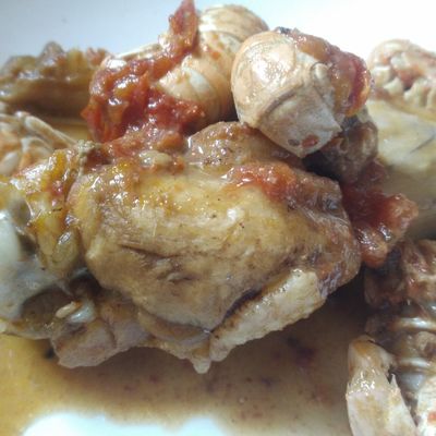 Poulet aux écrevisses