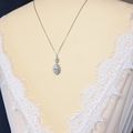 Collier de dos bijoux mariage - Prêt à porter