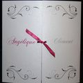 Faire-part de mariage "arabesque baroque" personnalisable