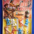 01133 BLISTER COWBOYS INDIENS MARQUE MOMOPLASTIC S.A.