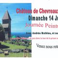 Journée peinture Chateau de Chevreaux le 14 juillet
