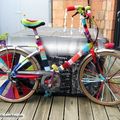 Customisation de velo en Yarn Bombing ou l' Urban Knitting bike ep. 12 + clip BikingStrasbourg