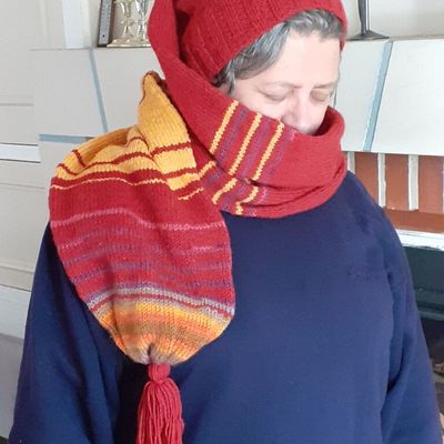 un bonnet et une écharpe