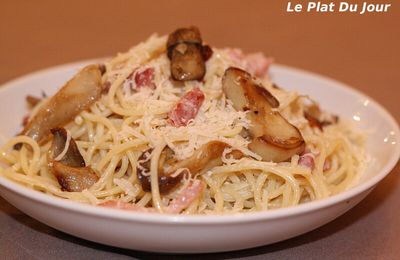 Spaghetti aux cèpes