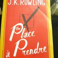 Roman Une place à prendre J.K Rowling 