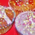 Cupcakes aux cerises bigarreaux