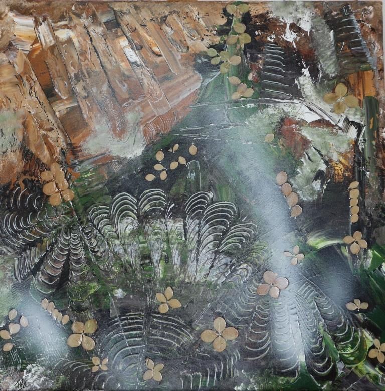 Insondable mare- acryl 2016- 50X50cm- (n°91 ND)