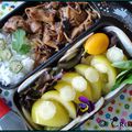 Bento Poulet sauce haricot noir et ail