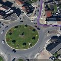 Rond-point à Gilly (Belgique)
