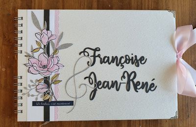 Livre d'or Mariage Rose 