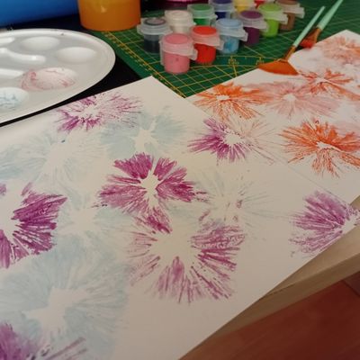 ❀   PEINDRE OU SECHER DES FLEURS   ❀