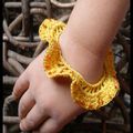 Bracelet au crochet...suite...