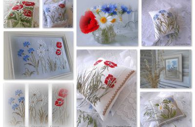 Bleuets Marguerites Coquelicots