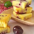 Moelleux cerises et citron vert 