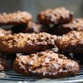 Cookies amandes, noisettes, chocolat sans gluten ni produtis laitiers