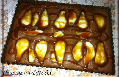 Gâteau au Chocolat et Poires