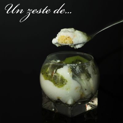Un zeste de... verrine improvisée au kiwi