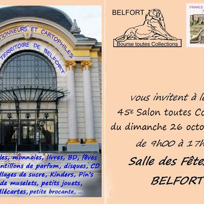Programme du 45e Salon des Collectionneurs à la Salle des Fêtes de Belfort