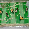 Gâteau terrain de foot