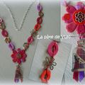 Bijoux "Amour de fleurs " suite