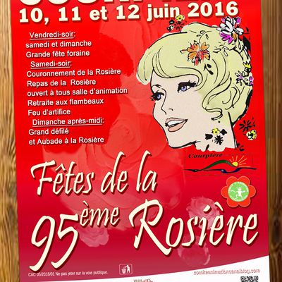 Rosière 2016 à Courpière en Auvergne: l'affiche