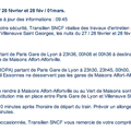 RER D: travaux = plus d'arrêts à Alfortville