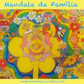 Mandala da Família - uma mandala feita na alegria!!!