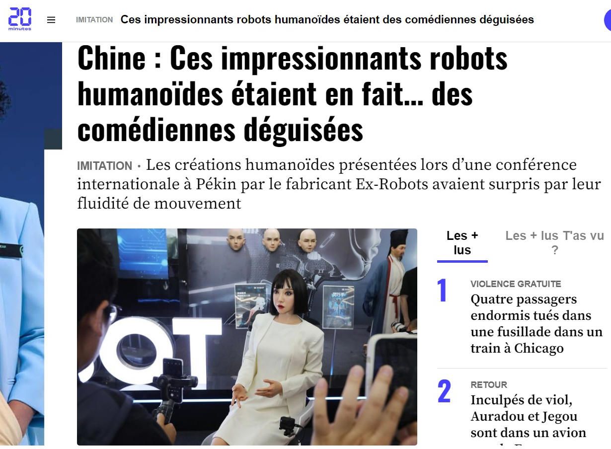Faux robots, vrais humains