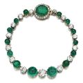 The Odescalchi impressive emerald and diamond necklace