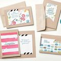 6ème projet : Des mini cartes pour toutes les occasions