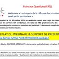 FAQ sur les impacts de la réforme des retraites (février 2024)