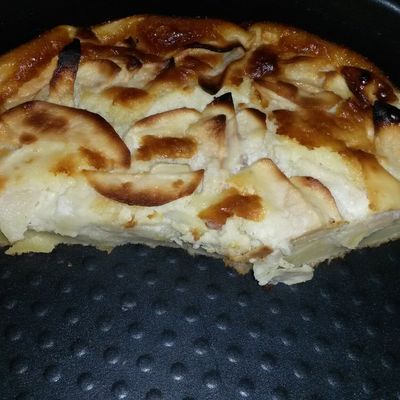 Gâteau aux pommes et au mascarpone