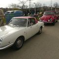 rallye des monts du jarez 42 2011 1e fiat b 850 spider 1971 + 2e  vw 1303khar 1975 + dyane 1981 