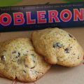 Cookies au miel et au Toblerone noir