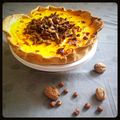 Tarte d'automne : potimaron, fêta, girolles