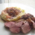 MAGRET DE CANARD ROSÉ AU MIEL DU GÂTINAIS