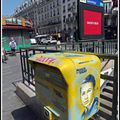 Portraits d'enfants déportés peints par C215 au mémorial de la Shoah et dans le Marais