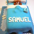 Gâteau d'anniversaire de Samuel, 1 an