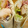 Wraps poulet bacon