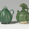 A rare green-glazed bird's head ewer, Liao dynasty (907-1125)