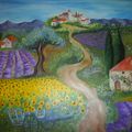 "Chemin de provence" Huile