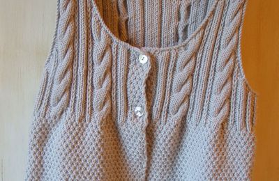 Tricot: gilet Pathenay de La Droguerie