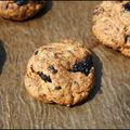 Cookies au thym et aux olives noires (vegan)