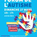 Pontault-Combault 27 mars 2022 => Forum de l'autisme ... Demandez le programme !